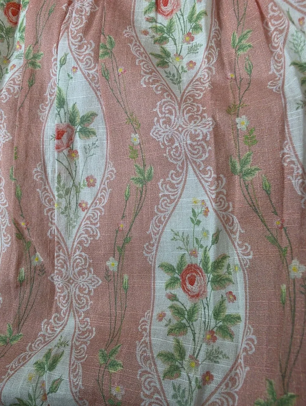 Ellsworth + Ivey Pink Floral Lace Babydoll Mini Dress Romantic Fairycore. XS